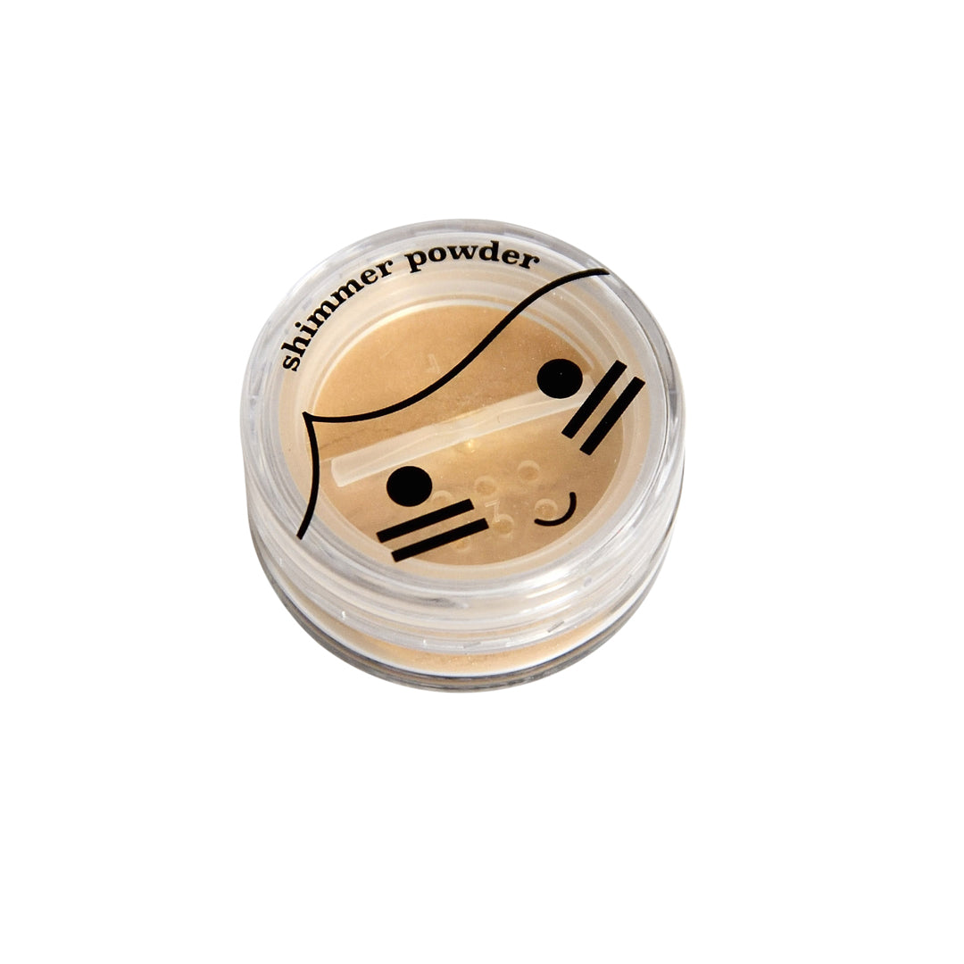 no nasties kids natural gold shimmer powder makeup