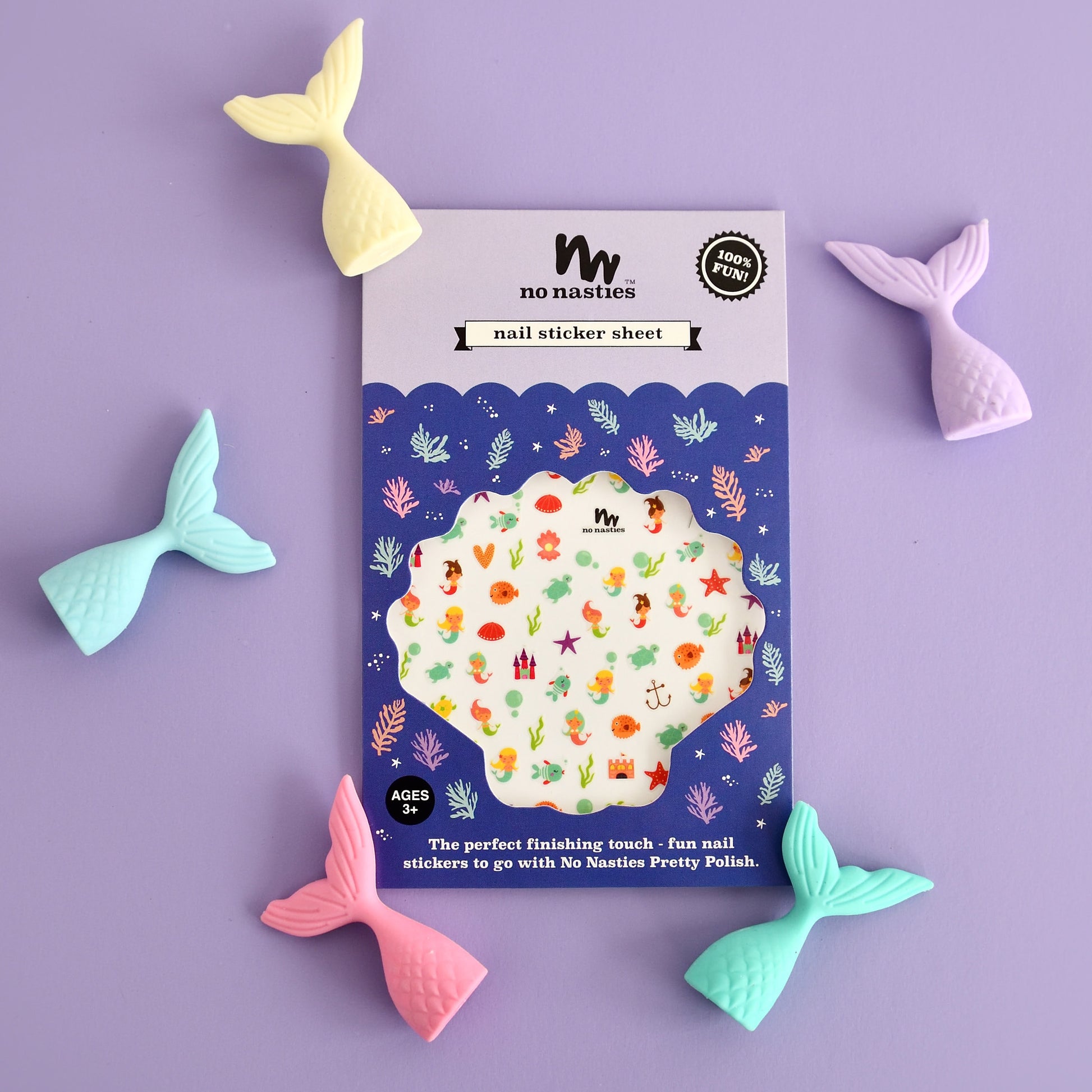 Kids Fun Nail Stickers – Safe & Sparkling