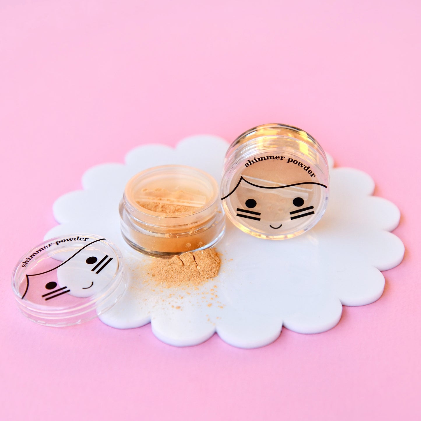 no nasties kids natural gold shimmer powder makeup