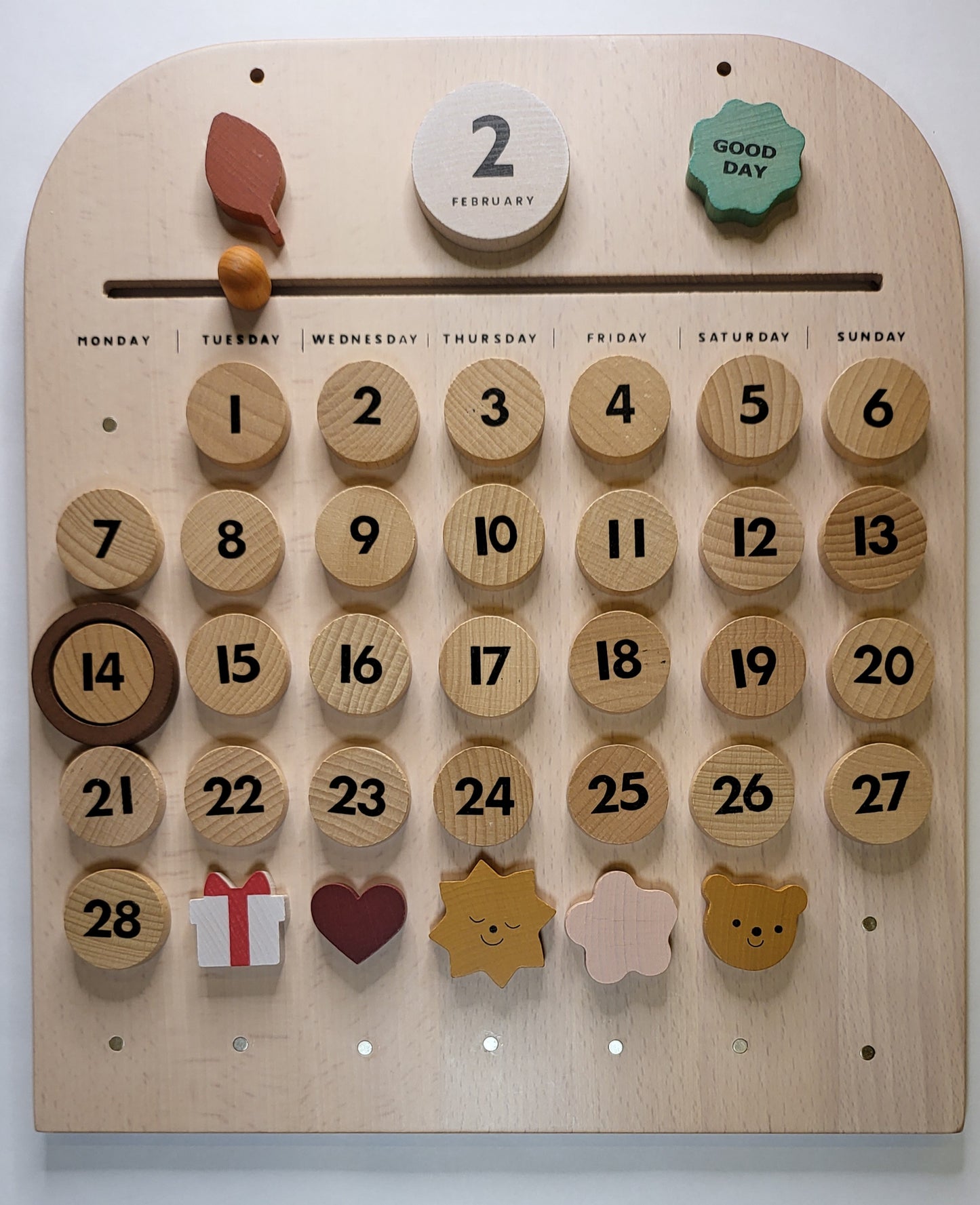 calister calendar board