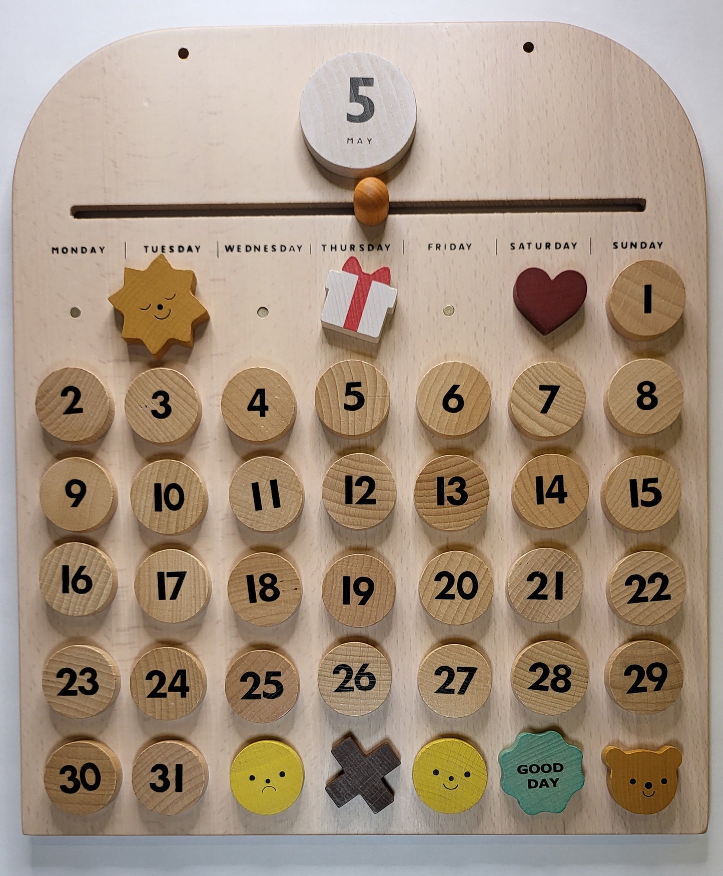 calister calendar board