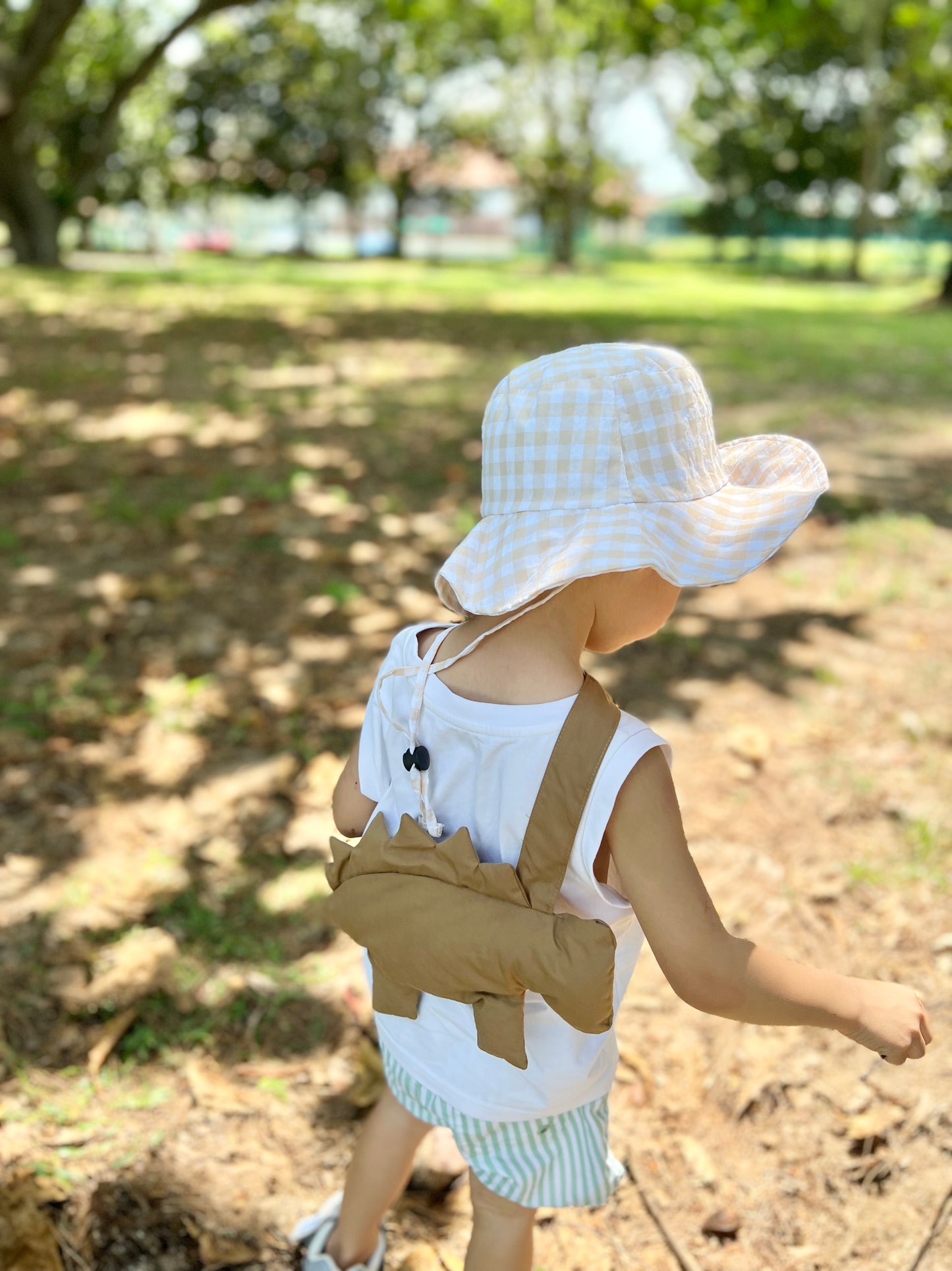 gingham bucket hat