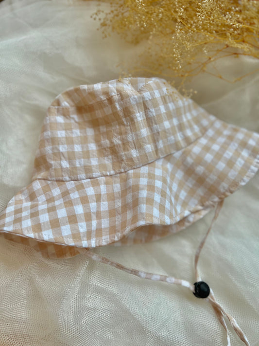 gingham bucket hat